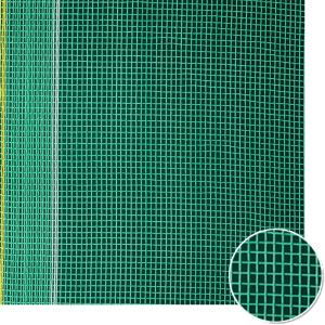 Malla mosquitera-cortavientos 6x6 verde al corte